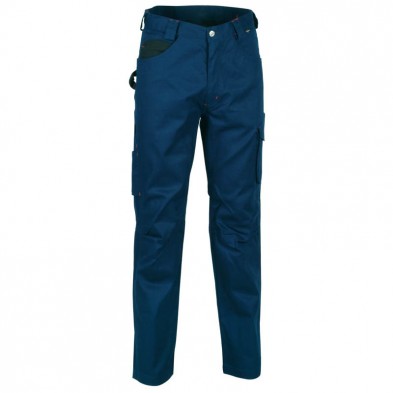 Pantalon pol./alg. cofra drill marino/negro t.54