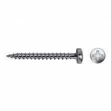 Tornillo mad.c/al.pz velox b 5,0x40mm zinc
