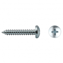 Tornillo chapa din-7981 ø 3,5x38mm (nº 6x1-1/2") zinc. (embalaje de 250 unidades)