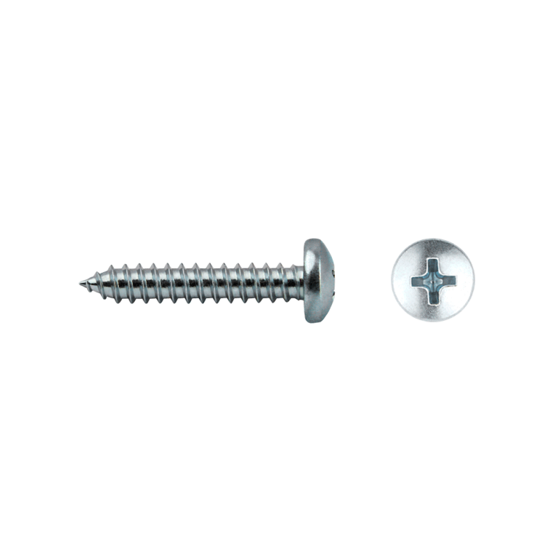 Tornillo chapa din-7981 ø 3,9x16mm (nº 7x5/8") zinc.