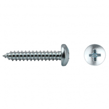 Tornillo chapa din-7981 ø 5,5x16mm (nº 12x5/8") zinc.