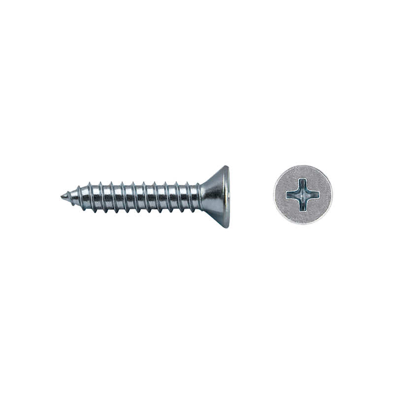 Tornillo chapa din-7982 ø 3,9x13mm (nº 7x1/2") zinc.