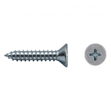 Tornillo chapa din-7982 ø 3,9x19mm (nº 7x3/4") zinc.