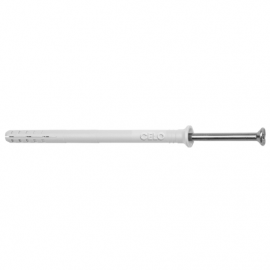 Taco de golpe npc 8x100mm+tornillo c/av.pozi.ø5,0mm 98100np (embalaje de 50 unidades)