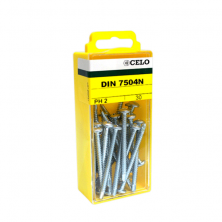 Caja brico tornillo din-7504n 4,2x25mm zn