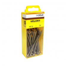 Caja brico tornillo velox 3,5x25mm bricom.