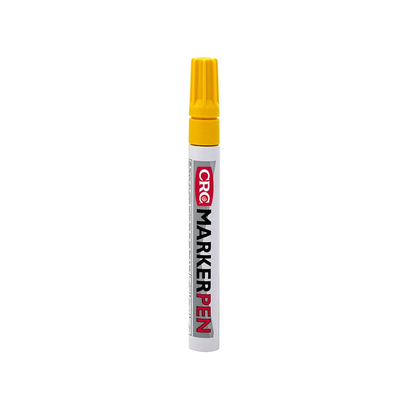 Rotulador pintura permanente crc marker pen amarillo 8 gr.