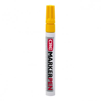 Rotulador pintura permanente crc marker pen amarillo 8 gr.